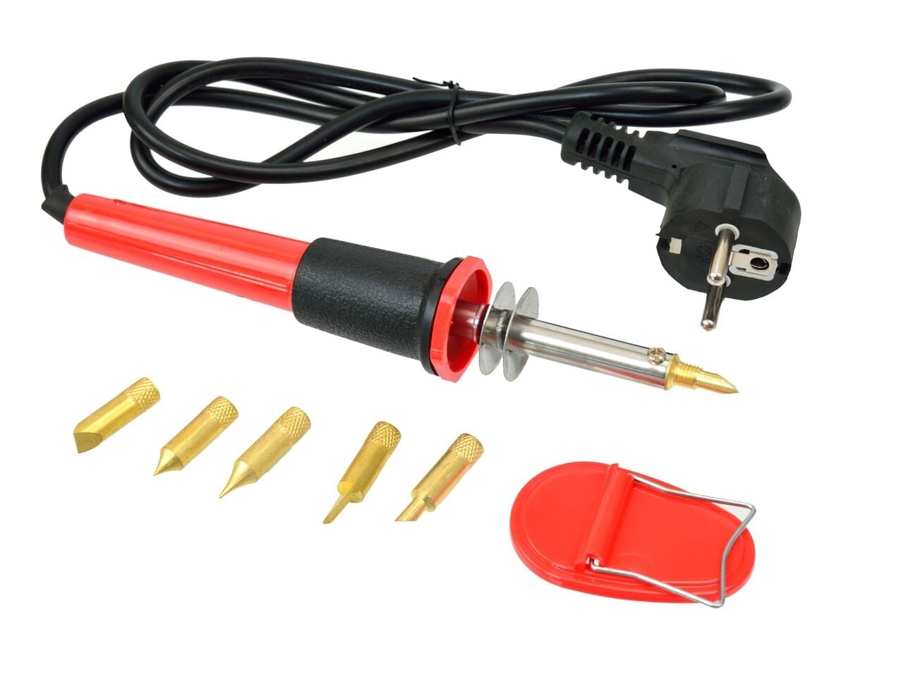 Set aparat pirogravat 6 piese 30W 275°C, GEKO G20051 - imagine 5